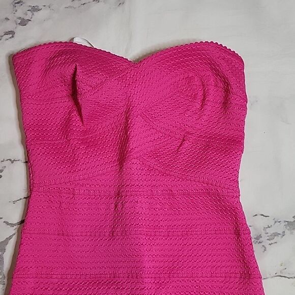 B Darlin Pink Bodycon Strapless Dress - Picture 2 of 6